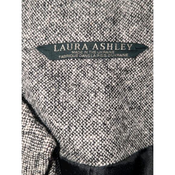 Laura Ashley Jacket Women's Size Medium Tweed Full Zip Long Sleeve - Picture 4 of 8